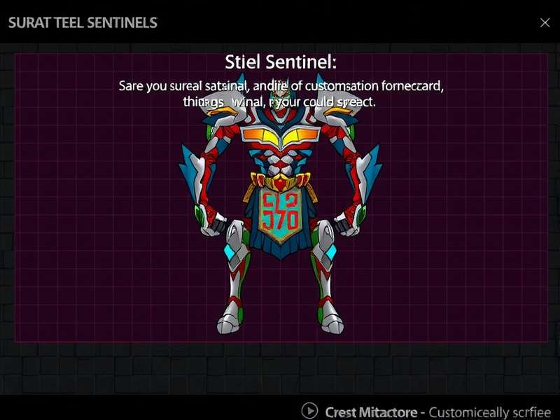 Surat Steel Sentinels Customization Screen